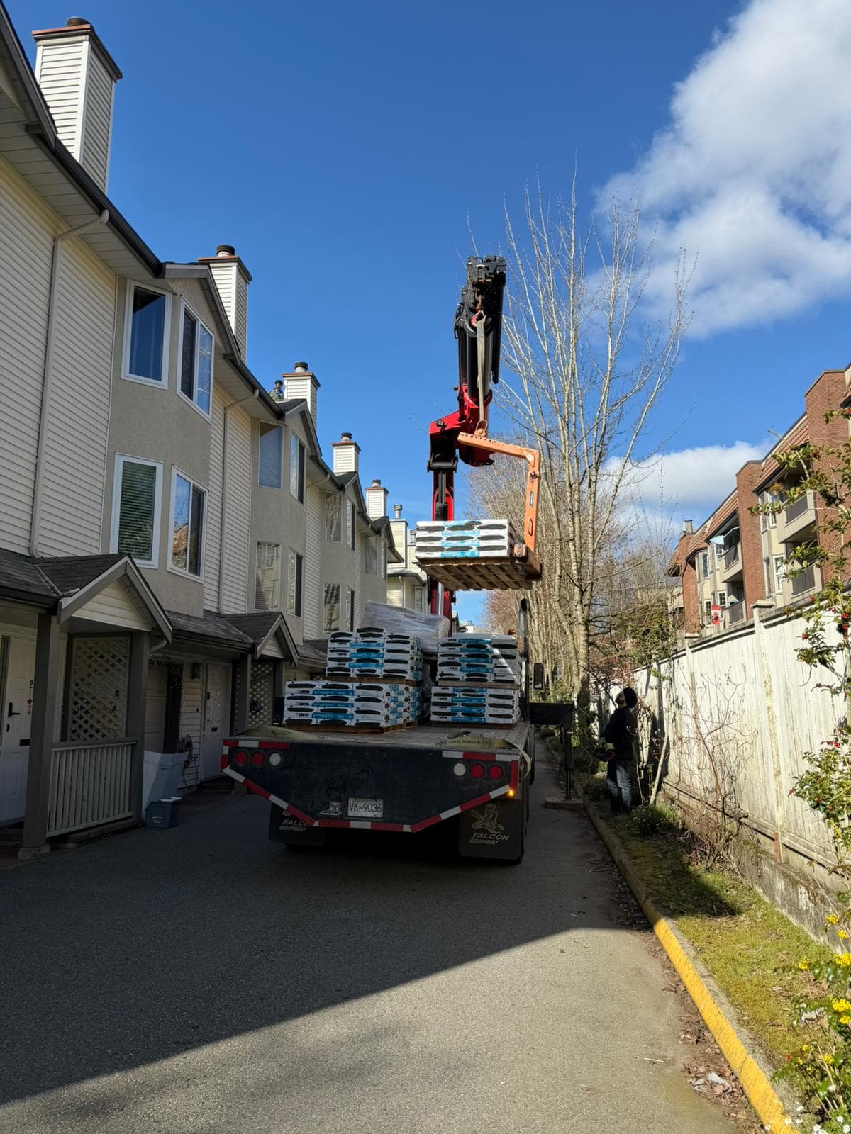 Townhome roofing completed in the Lower Mainland
