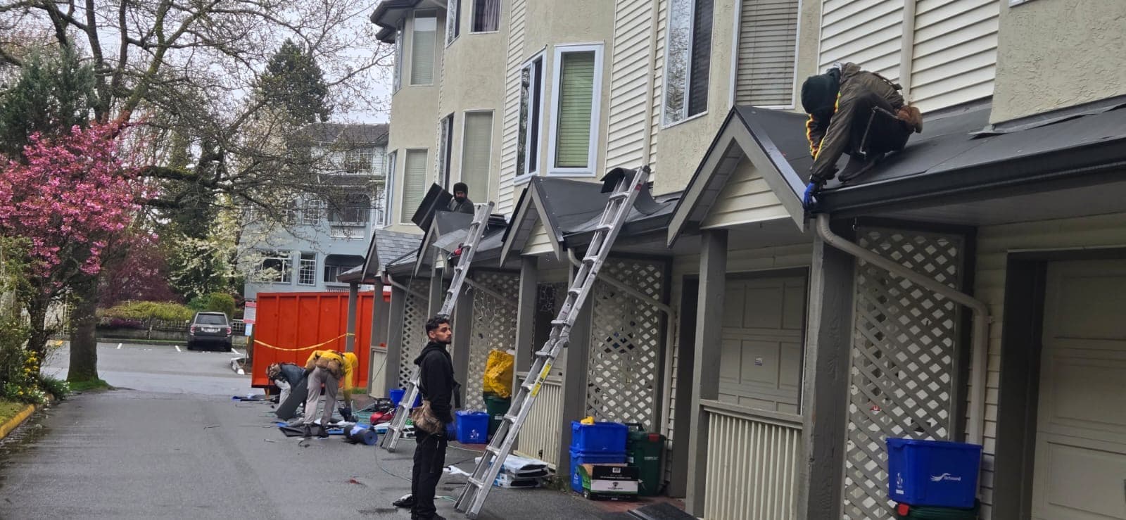 Strata roof replacement in progress